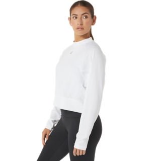 WOMEN'S THE NEW STRONG rePURPOSED PULLOVER, White