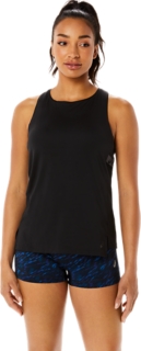 Alanis relaxed tank top - black / 2X