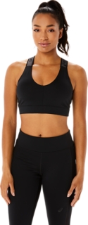 Women's P.E NATION X ASICS SANO SPORTS BRA, Black, Sports Bras​