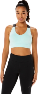 WOMEN'S FIT SANA BRA, Clear Blue, Sports Bras