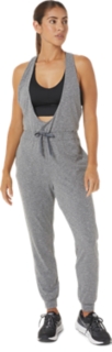 Freedom trail by kyodan super soft quality grey jumpsuit drawstring romper  med