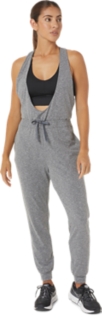 WOMEN'S THE NEW STRONG rePURPOSED JUMPSUIT | Dark Grey Heather 