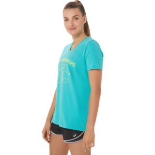 WOMEN'S ASICS RUN CLUB V-NECK