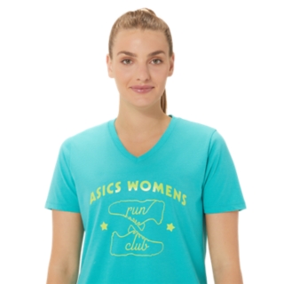 WOMEN'S ASICS RUN CLUB V-NECK