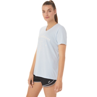 WOMEN'S ASICS RUN CLUB V-NECK