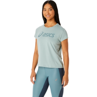 ASICS BIG LOGO TEE III OCEAN HAZE/FOGGY TEAL