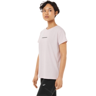 Asics t cheap shirt fille rose