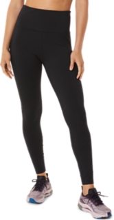 Asics Future Tokyo Highwaist Womens Long Running Tights - Black