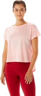 MOVEKOYO JACQUARD SHORT SLEEVED TOP, Image 1 of 6