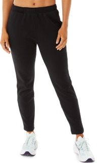 WOMEN'S BRUSHED KNIT PANT | Performance Black | Shorts & Pants | ASICS