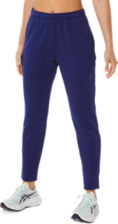 WOMEN'S BRUSHED KNIT PANT | Dive Blue | Shorts & Pants | ASICS