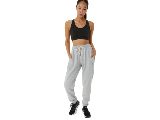 WOMEN'S ASICS SUNDAY SANA FLEECE JOGGER | Light Grey Heather | Shorts ...