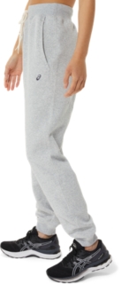 ASICS WOMEN'S FLEECE GREY TRACKPANTS – INSPORT