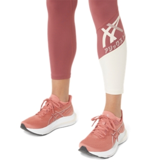 | Dust Leggings TIGHT | TIGER UK | Women\'s 7/8 Tights & Red/Rose Brisket ASICS