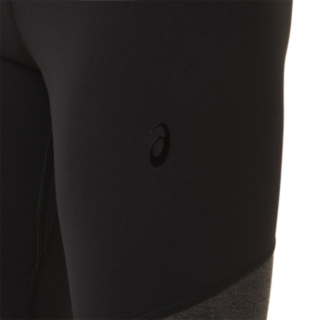 Women's FLEXFORM COLOR BLOCK HIGH WAIST TIGHT, Performance Black/Perform.  Black Heather, Tights & Leggings