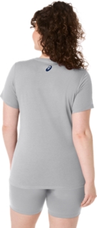 WOMEN'S ASICS STRIPES V-NECK, Image 2 of 6