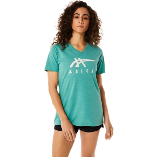 Sage Logo T-Shirt Heather Blue