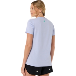 WOMEN'S ASICS STRIPES V-NECK, Image 2 of 6
