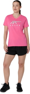 WOMEN'S ASICS STRIPES V-NECK, Image 6 of 6
