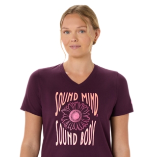 WOMEN'S SUNFLOWER SLOGAN V-NECK, Image 4 of 6