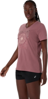 WOMEN'S SUNFLOWER SLOGAN V-NECK, Image 3 of 6
