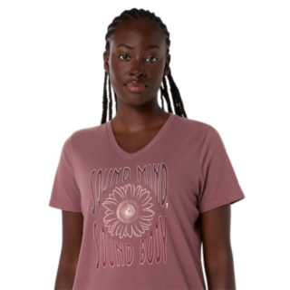 WOMEN'S SUNFLOWER SLOGAN V-NECK, Image 4 of 6