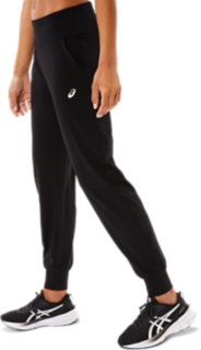 Asics womens outlet black joggers