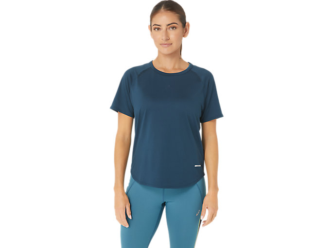 Women's ACTIBREEZE SHORT SLEEVED TOP | French Blue | Short Sleeved Tops ...