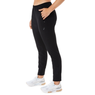 Womens sports pants Asics CORE WOVEN PANT W black