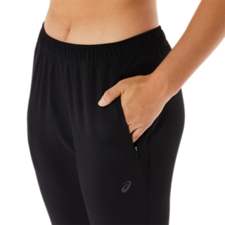 Womens sports pants Asics CORE WOVEN PANT W black