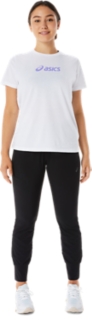 Womens sports pants Asics CORE WOVEN PANT W black