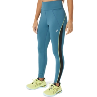 WOMEN'S MESH PANEL TRAINING TIGHT | Women | Carrier Grey | Women's Post-Running Pants & Tights | ASICS United States