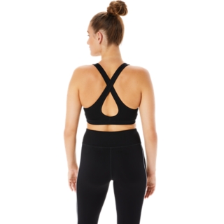 asics Core Logo Bra Women - performance black/performance black