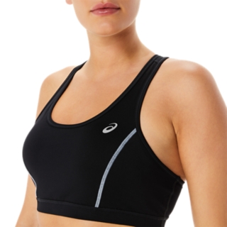 NWT ASICS Active Gray Black Seamless Bra Size Women's XS WU2787