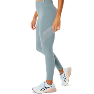 WOMEN'S NAGINO FLEX SEAMLESS TIGHT | Light Steel | Tights & Leggings | ASICS