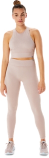 WOMEN'S NAGINO FLEX SEAMLESS TIGHT, Fawn, Tights & Leggings