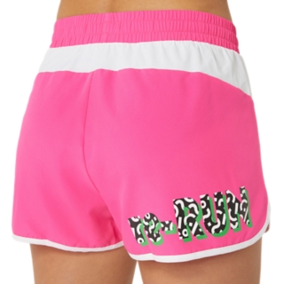 Palm Angels Logo Print Swimming Shorts Hot Pink