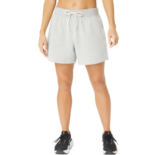 Grey Athletic Fleece Shorts