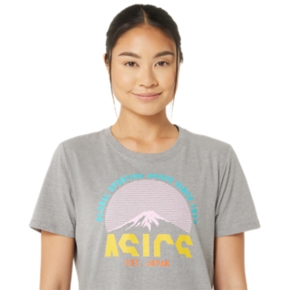 WOMEN'S ASICS GSG SINCE 1977 ADVENTURE CREW | Medium Grey Heather