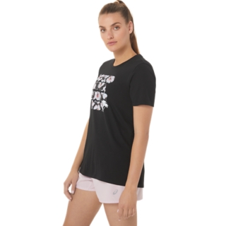 ASICS WOMEN'S HIBISCUS SLOGAN CREW