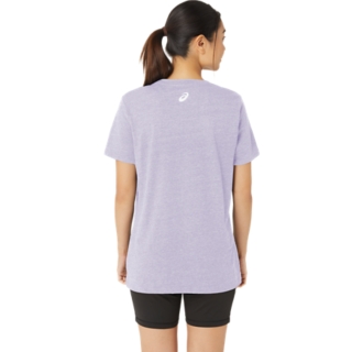 ASICS WOMEN'S HIBISCUS SLOGAN CREW | Dusk Violet | T-Shirts & Tops