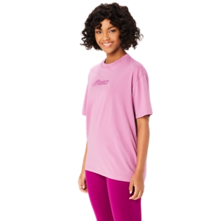 Asics t shirt hotsell femme rose