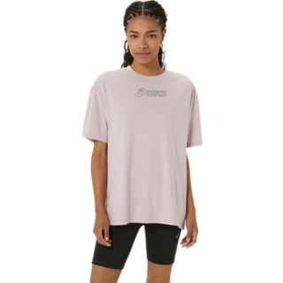 ASICS LOGO TEE Women Watershed Rose T shirts manches courtes femmes ASICS FR