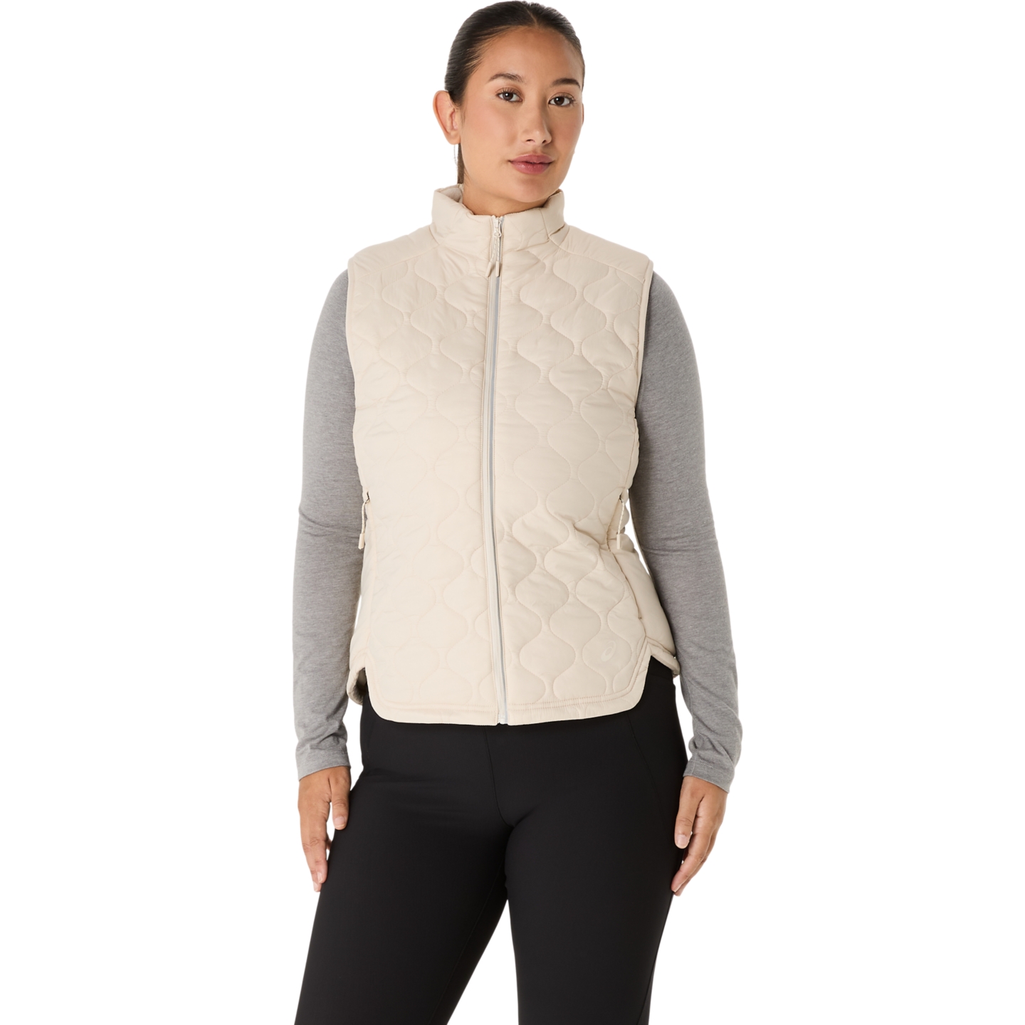 Женский жилет ASICS Performance Insulated Vest 2.0, цвет: Овсяный — фото 1