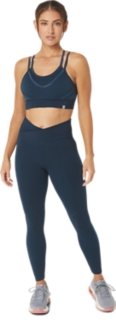 Voncos Women Seamless Sports Bra- Yoga Breathable Moisture Wicking  Comfortable Bras for Women Plus Size Navy Size 4XL 