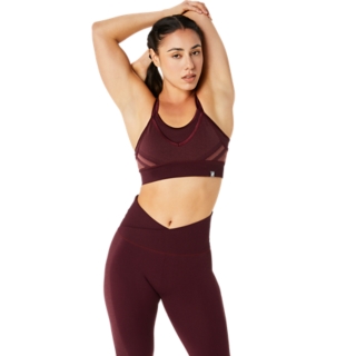 WOMEN'S NAGINO SEAMLESS BRA, Port Royal, Sports Bras