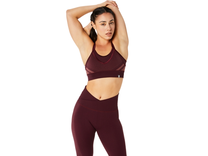 WOMEN'S NAGINO SEAMLESS BRA, Port Royal, Sports Bras