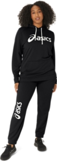 Asics black joggers online