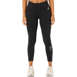 Women's ASICS LOGO 7/8 TIGHT, Performance Black