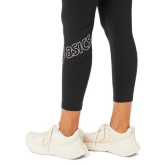 Women's ASICS LOGO 7/8 TIGHT, Performance Black, Tights & Leggings